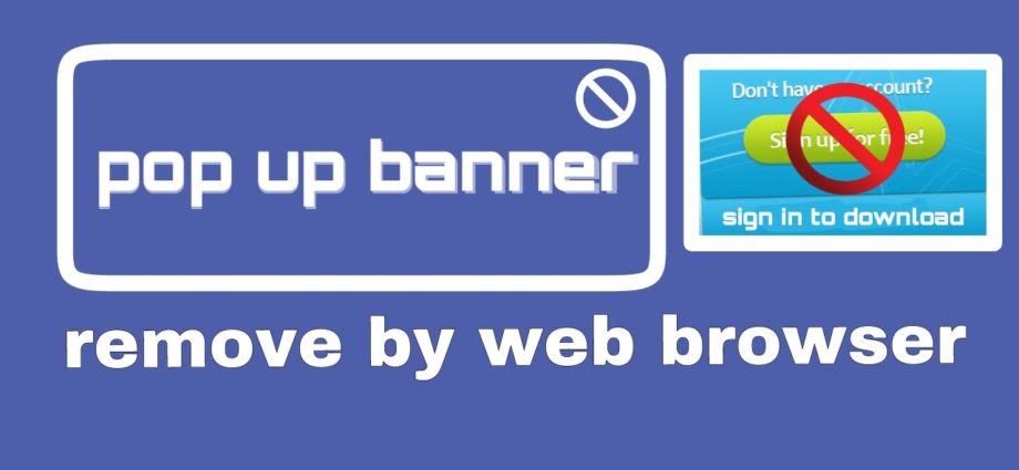 pop up banners