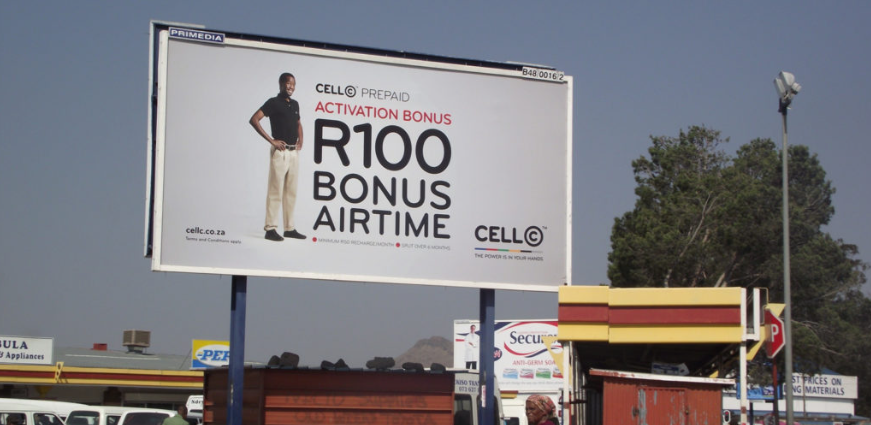 Billboard advertising in Johannesburg