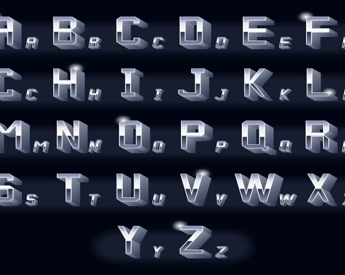 3D Fabricated Letters