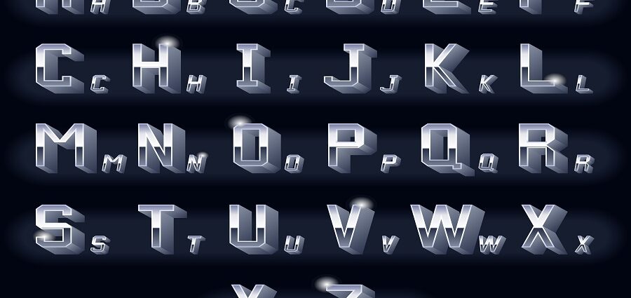 3D Fabricated Letters